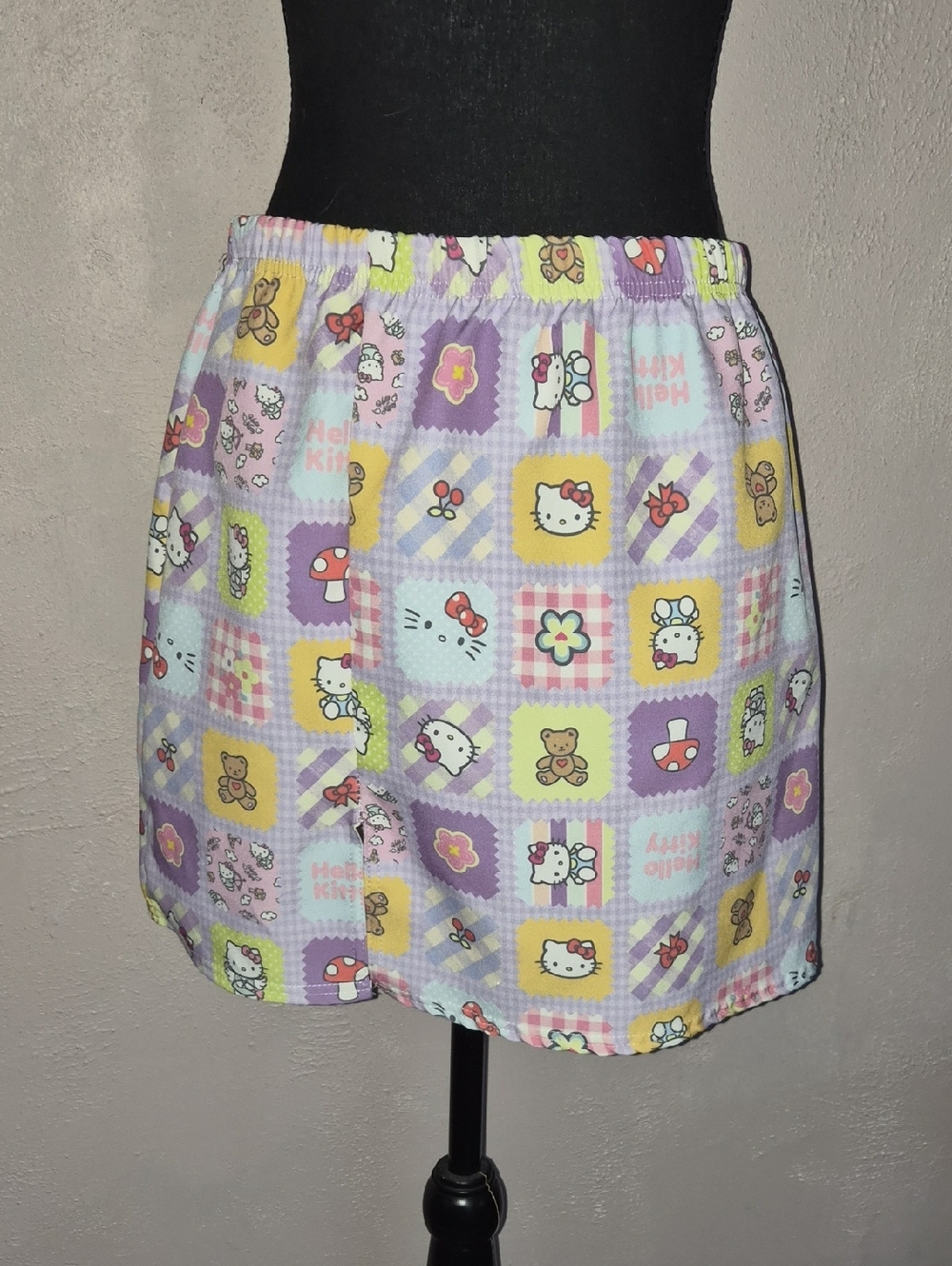 💚Hello Kitty Pastel Patchwork Skirt